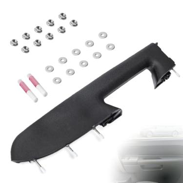 Imagem de LLYZFED 22818470 Kit de reparo de braço dianteiro direito do lado do passageiro adequado para Chevy Silverado/GMC Sierra 1500 2500HD 3500HD 2010–2014 Apoio de braço de painel de porta com alça abaixo