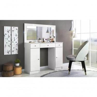 Imagem de Penteadeira Camarim Carisma 5950 Branco Demobile Branco - DEMÓBILE