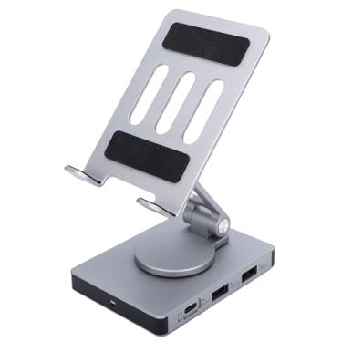 Imagem de Zopsc Estação de Acoplamento para Tablet, Hub 8 Em 1 Tipo C Com Carga Rápida PD de 100 W, Saída 4K 60 Hz, Leitor de Cartão de Memória, Gigabit Ethernet