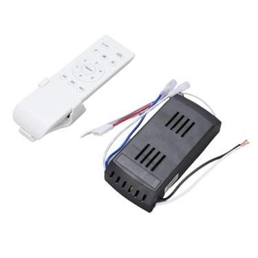 Imagem de Luocute Kit de Controle Remoto Universal para Ventilador de Teto, Receptor Controlador de Luz de Ventilador de Teto DC 6 Velocidades Com Temporizador para Substituição