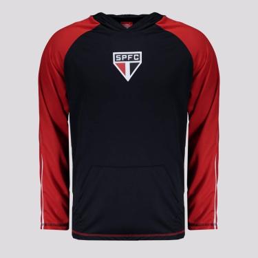Imagem de Camisa Manga Longa São Paulo Laçado Preta-Masculino