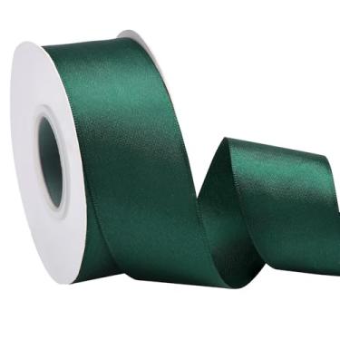 Imagem de EUSOAR Fita de cetim de dupla face, 1 rolo de 3,8 cm x 65 m, fitas de seda sólida, fitas para artesanato, embrulho de presente, buquês florais de flores, arranjo de festa de casamento, laços de cabelo