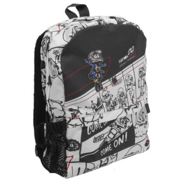 Imagem de Mochila Reforçada Infantil Escolar Pro Tork Cartoon Racing Kids