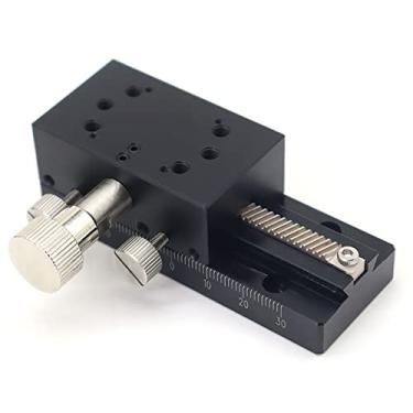 Imagem de X Axis LWX2542 25 * 42mm Dovetail Groove Slide Guide Manual Shift Platform Gear Drive Knob Adjust Slider High Precision