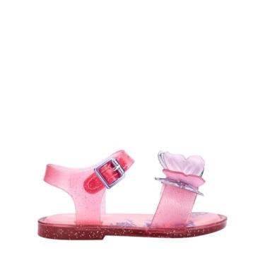 Imagem de Sandália Mini Melissa Fly Sandal III bb Rosa Glitter