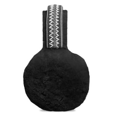 Imagem de UGG Protetores de ouvido femininos Tasman de pele de carneiro, preto II, tamanho único