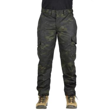 Imagem de Calça Cargo Tática Attacker Safo - Camuflada, Multicam, Black, 40