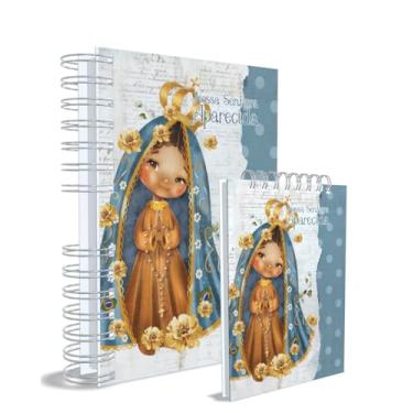 Imagem de Agenda Católica 2026 + Bloco de Anotações, Nossa Senhora Aparecida, Rosa, Capa 4