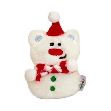 Imagem de 1/3 pçs natal boneca de pelúcia pingente menina pequeno animal decoraç