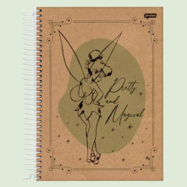 Imagem de Caderno Espiral Universitário 160 Folhas Tinker Bell (Magical)