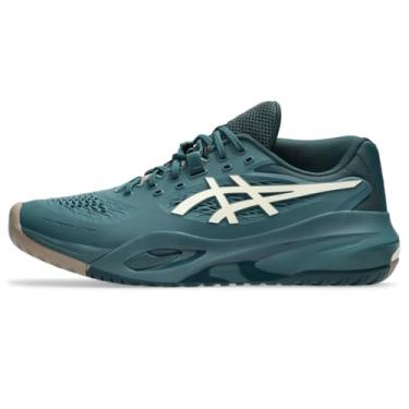 Imagem de Asics Tênis masculino Gel-Resolution X, Verde saxão/bétula, 10.5 Wide
