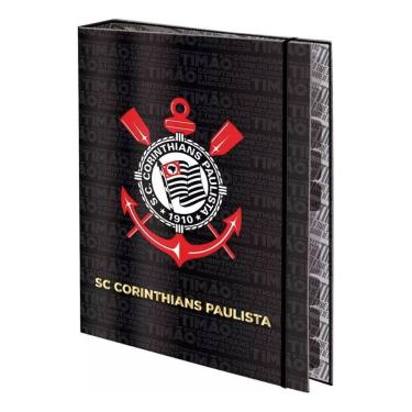 Imagem de Fichario Universitário Corinthians com 48 folhas 5274 - Dac