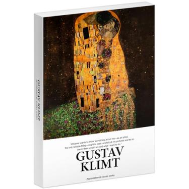 Imagem de 30 cartões postais com impressão artística retrô vintage europeia clássica pintura a óleo cartão-postal, impressão postal criativo festival bênção cartão de felicitações (KLIMT)