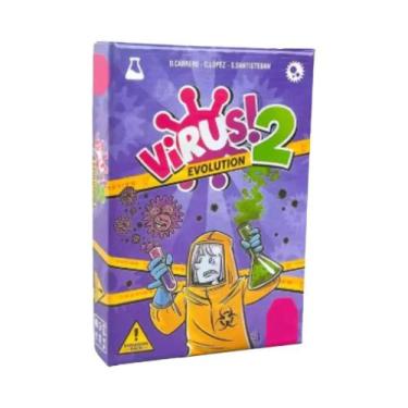 Imagem de Jogo De Tabuleiro Em Espanhol E Inglês Virus 1 2 3, Jogo De Cartas Div