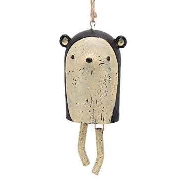 Imagem de Domary Sinos de de Animais Rústicos Decoração Feita à Mão para Quintais Jardins (E Ouriço)