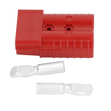 Imagem de Generic Kit de Conector Rápido de Bateria de Alta Corrente 350A 600V para Empilhadeira Solar de Carro, Terminais Banhados a Prata, Material ABS, Cabe Em Plugue de Carregamento de 4,3 X 2,8 X 1,3