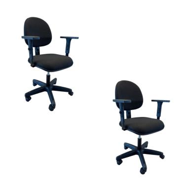 Imagem de Kit 2 Cadeiras de Escritório Oficial Operativa