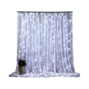 Imagem de Luzes De Cortina LED 3 4 6m Com Controle Remoto USB, Guirlanda De Fada