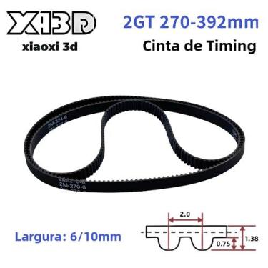 Imagem de Correia Síncrona GT2 De 300mm, Acessório Para Impressora 3D, 270-392mm