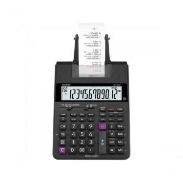 Imagem de Calculadora Com Bobina Casio Hr-100rc 12 Dígitos Bivolt Preta