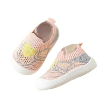 Imagem de Sapatos Antiderrapantes E Respiráveis Para Bebês, Meias De Berço Com S