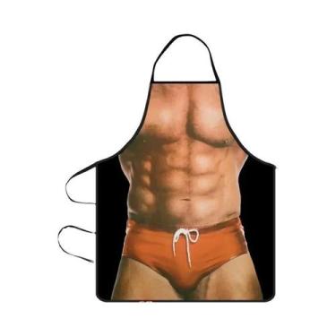 Imagem de Avental Masculino Sem Mangas Para Chef E Garçom, Engraçado E Divertido