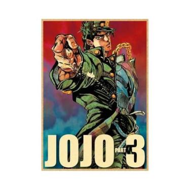 Imagem de Pôsteres Vintage JoJo 2025 Anime JoJo's Bizarre Adventure Arte De Pare