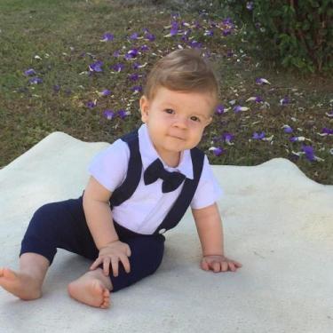 Imagem de Conjunto Bebe Menino Pagão com Suspensório - PEDACINHO DO CÉU , Marinh