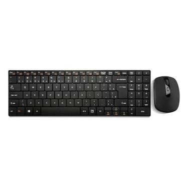 Imagem de Teclado e Mouse sem Fio 2.4GHZ Multimídia Preto Slim TC202 Multilaser