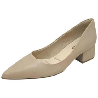 Imagem de Sapato Feminino Social Conforto Salto Bloco Elegante Bebecê-Feminino