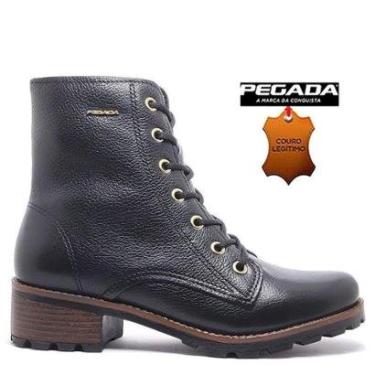 Imagem de Bota Coturno Em Couro Pegada 281415 Feminino-Feminino
