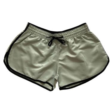 Imagem de Short Feminino em Tactel Liso com Cós Ajustável e Caimento Confortável-Feminino