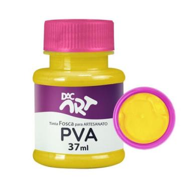Imagem de Tinta PVA Fosca 37ml Dac -, Amarelo Ouro