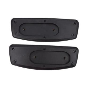 Imagem de Almofadas Pretas Para Apoio De Braço De Cadeira De Escritório Com Furo