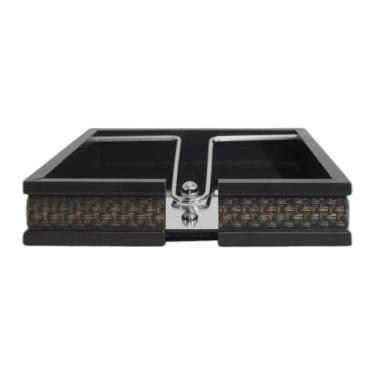 Imagem de Porta Guardanapos Luxo 20X20 Traçada - 9054