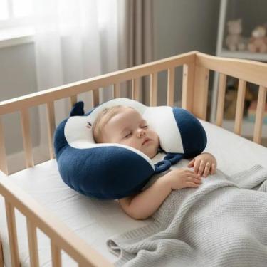 Imagem de Apoio De Pescoço Infantil Para Viagens Com Segurança Bebê - Tibaby®, A