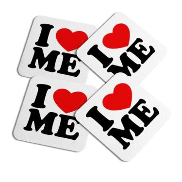 Imagem de Porta copos Modern Family - I love me - c/4 pçs - JPS INFO