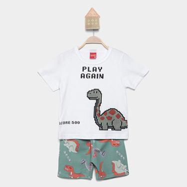 Imagem de Conjunto Infantil Kyly Play Again Dino Menino-Masculino