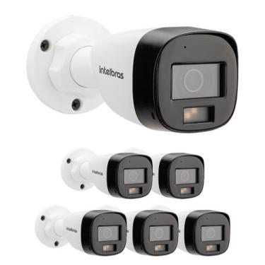 Imagem de Kit 6 Câmeras Multi HD 2 Megapixels 20m VHD 3220 B FULL COLOR + Intelb