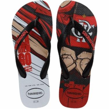 Imagem de Chinelo Havaianas Licenciado, Top Flamengo 37/8 Preto, Havaianas