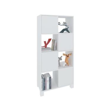 Imagem de Estante Home Office 4 Portas 4 Nichos Mobile Wally Branco - Artany, Br