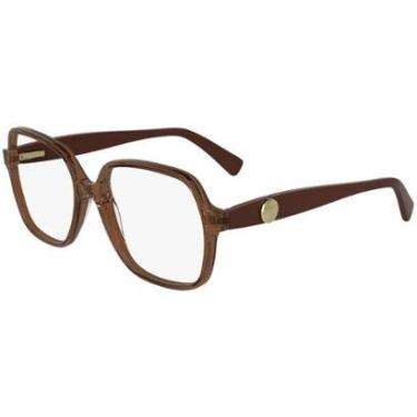 Imagem de Armação de Óculos Longchamp LO2757 200 - Marrom Cristal 53-Feminino
