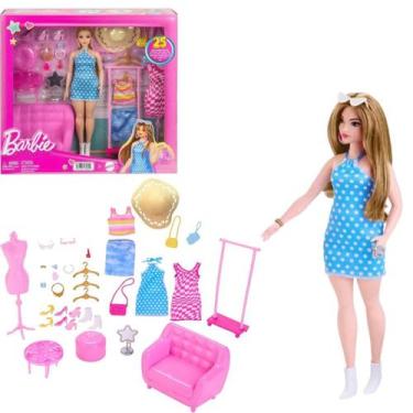 Imagem de Barbie Fashion Conjunto Closet Estilista HPL78