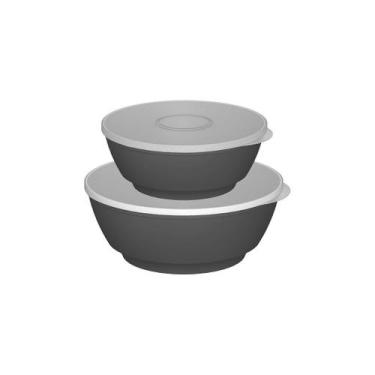 Imagem de Kit Saladeira Ou 2 Peças Linha Servir, Chumbo