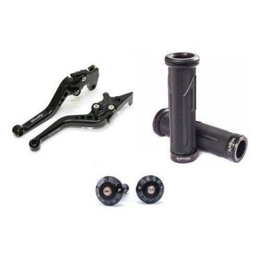 Imagem de Kit Manete Manopla Peso Tampa Honda Cb300 Cb 300 R Cb300r - NoBrand, P