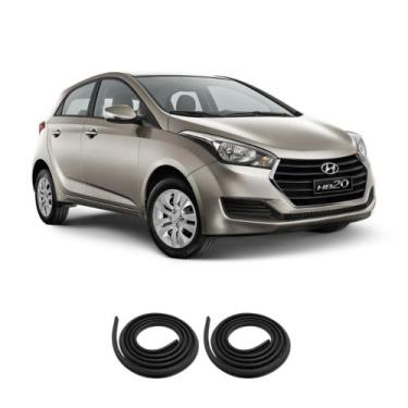 Imagem de Kit Borracha Vedação Das 2 Portas Dianteira HB20 E HB20S - SEM MARCA