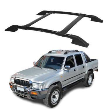 Imagem de Rack de Teto Hilux 2000 2001 2002 2003 2004 Preto - CCF