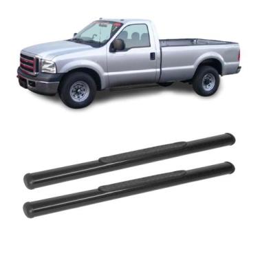 Imagem de Estribo F350 1999 2000 2001 2002 a 2012 Cabine Simples Preto - CCF