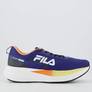 Imagem de Tenis Fila Racer Fastpace Azul e Verde, 44