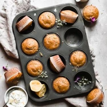 Imagem de Forma Cupcake Pão de Queijo 12 Cavidades Preparo Recipiente Sobremesa 